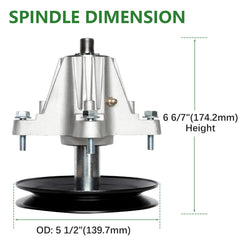 JYLEYJ spindle assembly close-up highlighting durable bearings and stability