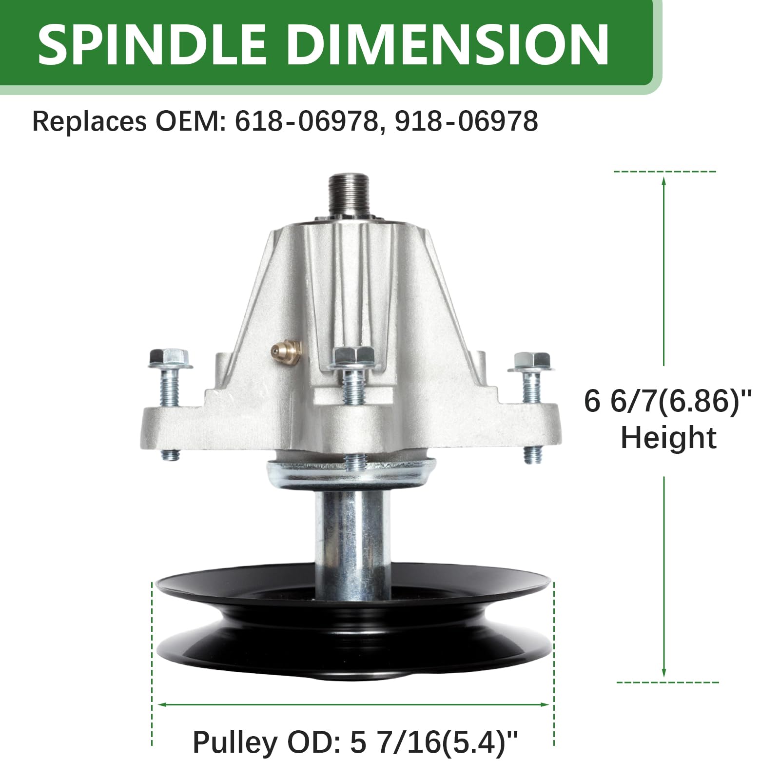 JYLEYJ spindle close-up of bearing area for smoother blade rotation