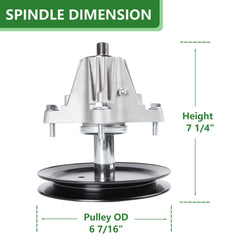 JYLEYJ spindle close-up of hardened shaft and sealed bearing for long life