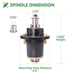 JYLEYJ close-up of spindle bearing and shaft highlighting durable machining for smooth rotation