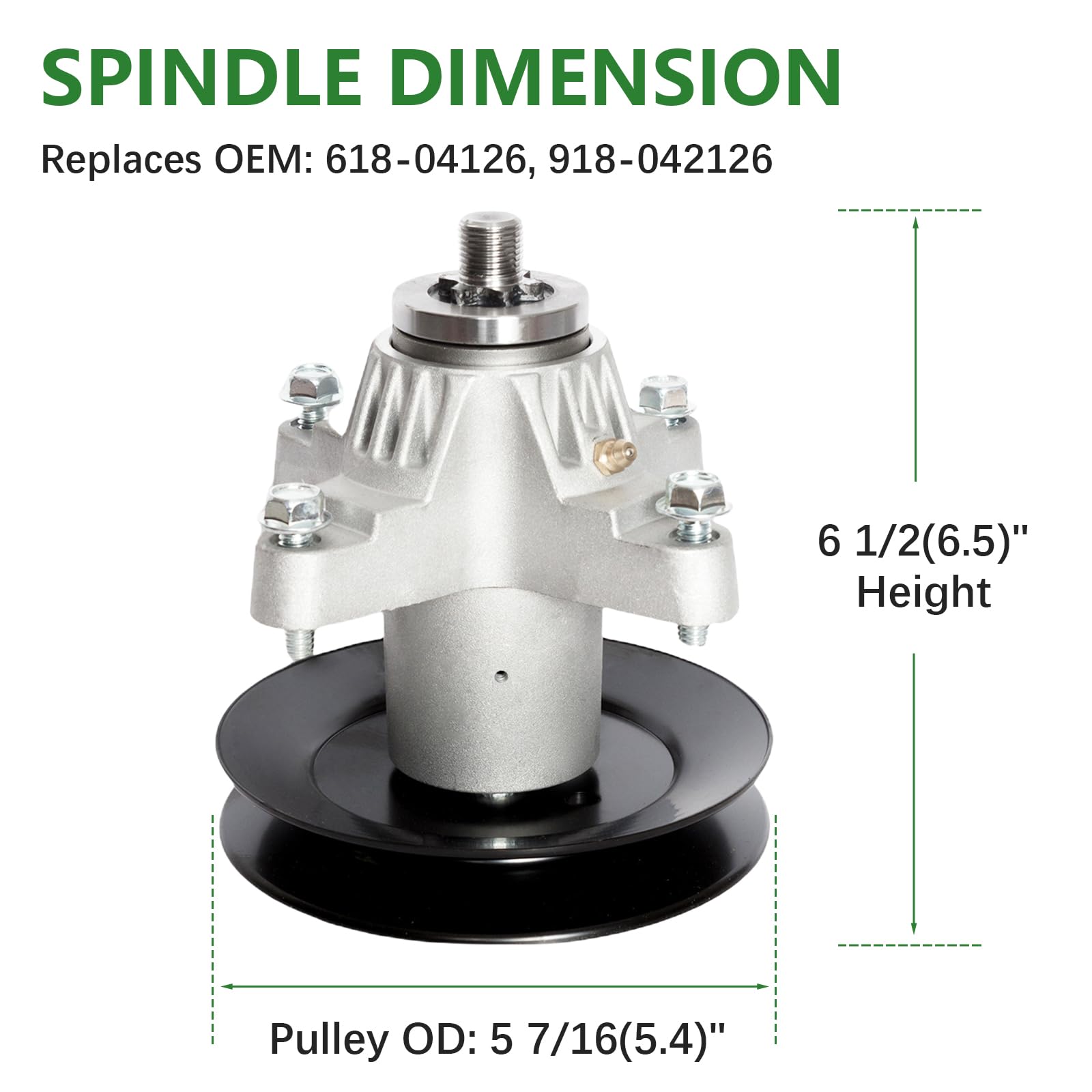 JYLEYJ spindle close-up showing bearing detail for improved stability