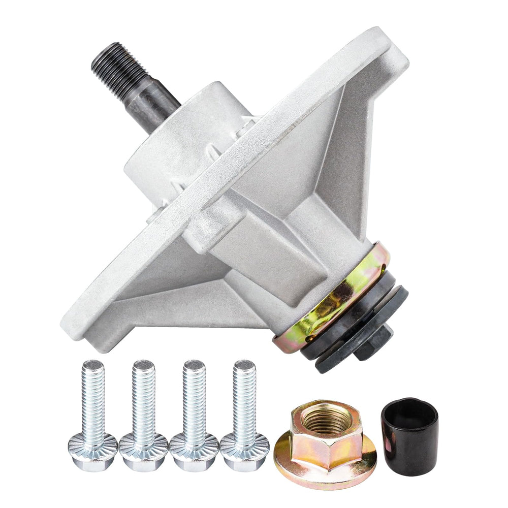JYLEYJ spindle front assembly showing fitment and improved deck stability