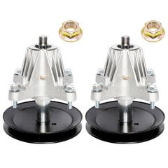 JYLEYJ spindle front view showing mounting holes and solid construction for reliable fit