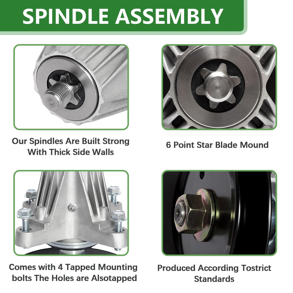 JYLEYJ spindle mounted on mower deck for restored cutting performance