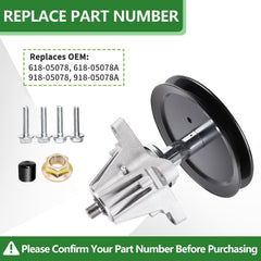 JYLEYJ spindle detail of mounting holes and bolt pattern for correct fit