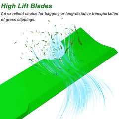 JYLEYJ three blades flat with ruler showing correct 21 inch length