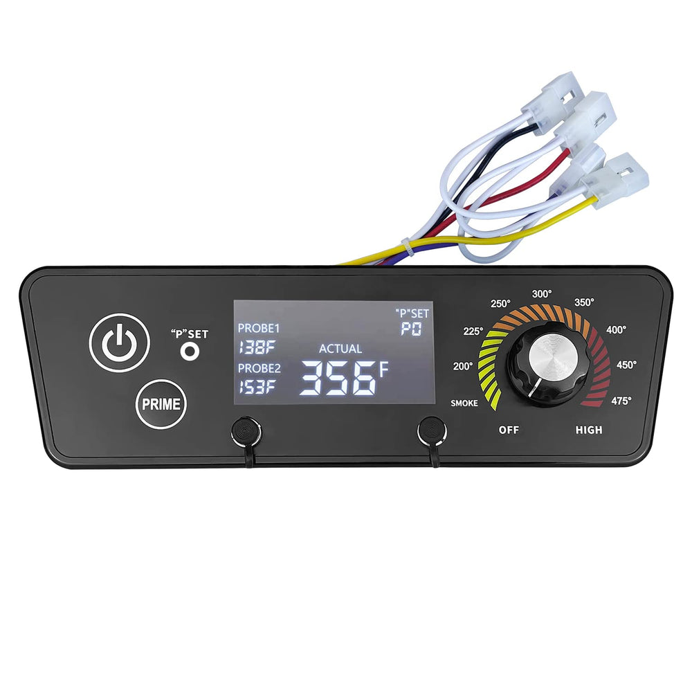JZW-Shop control board front panel showing clear LCD and buttons for easier grill control