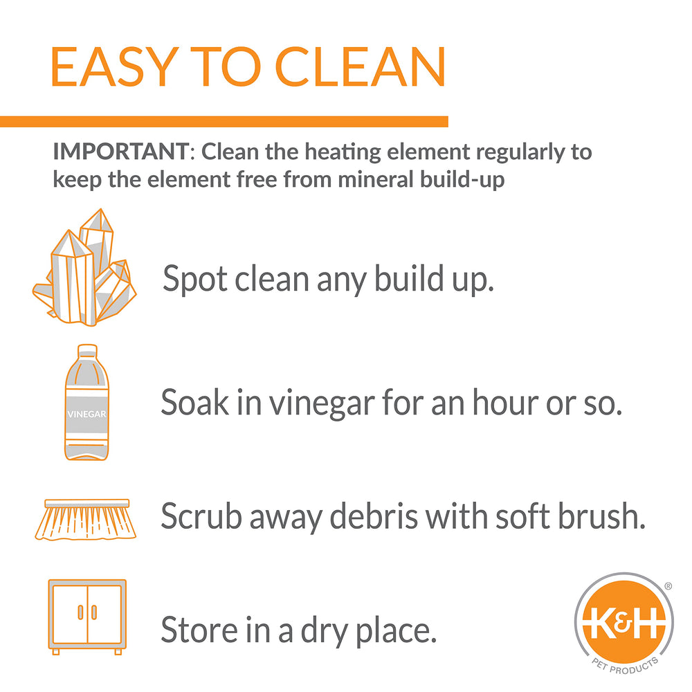 K&H retail packaging and manual, conveying ready-to-use reliability