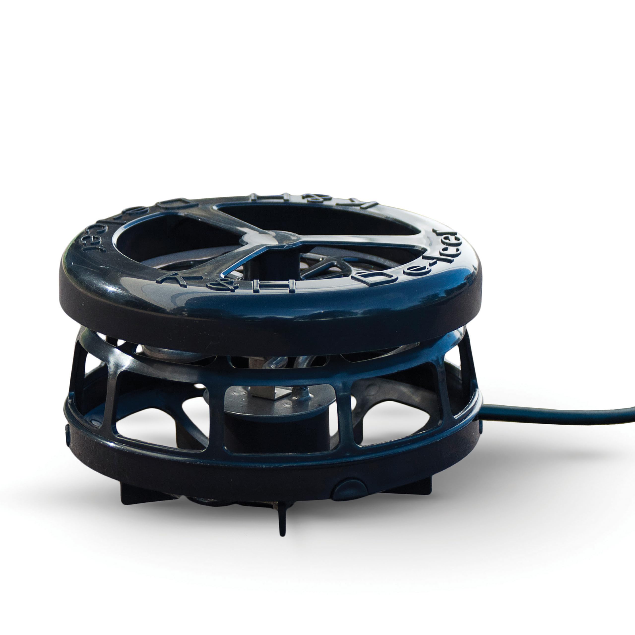 K&H front view of pond heater showing compact design and durable housing benefit