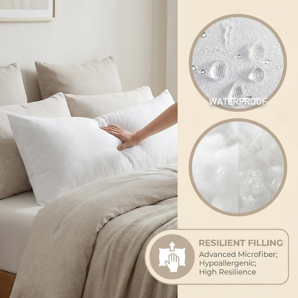 K KEVIN TEXTILE microfiber fill texture closeup showing plush comfort and loft