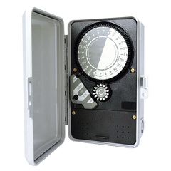 K-Rain 2120 front panel showing dial and controls for reliable scheduling