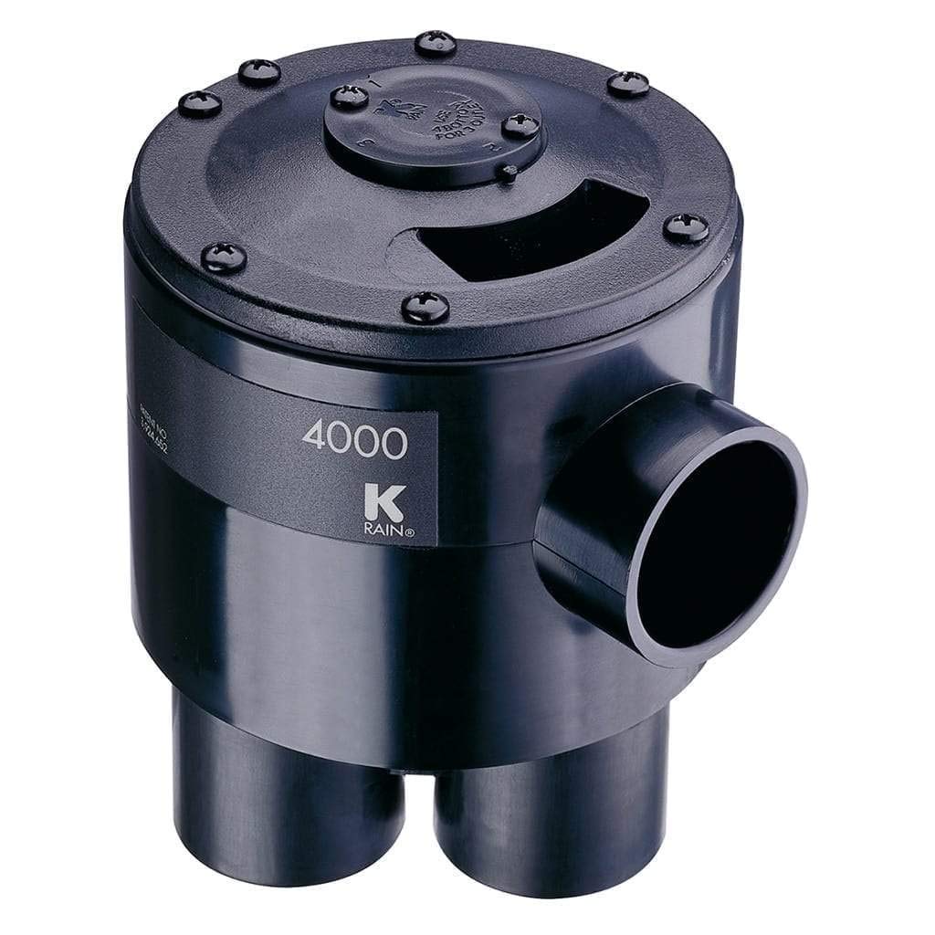 K-Rain 4404 front view showing durable body and outlet ports for reliable zone sequencing