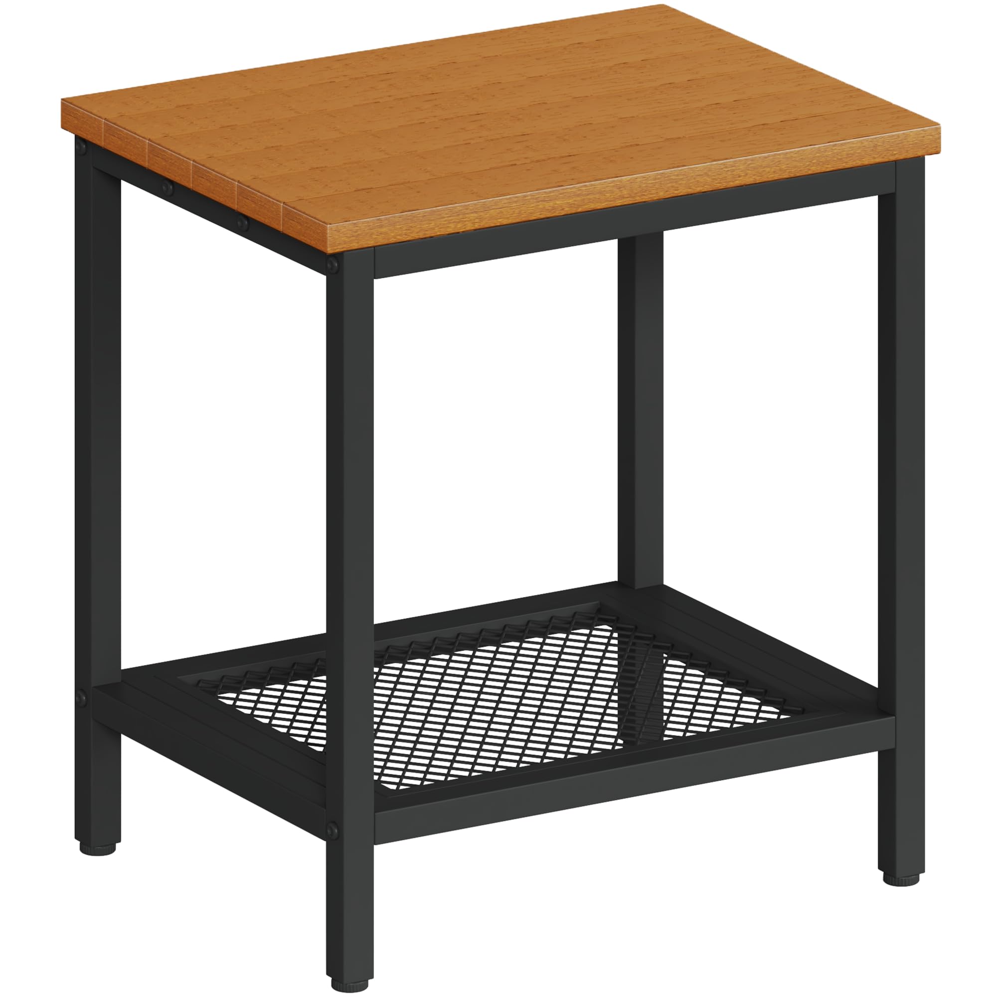 KAAPSAM front view of patio end table showing compact footprint and stability