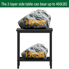 KAAPSAM lower shelf detail displaying additional storage and sturdy weight support