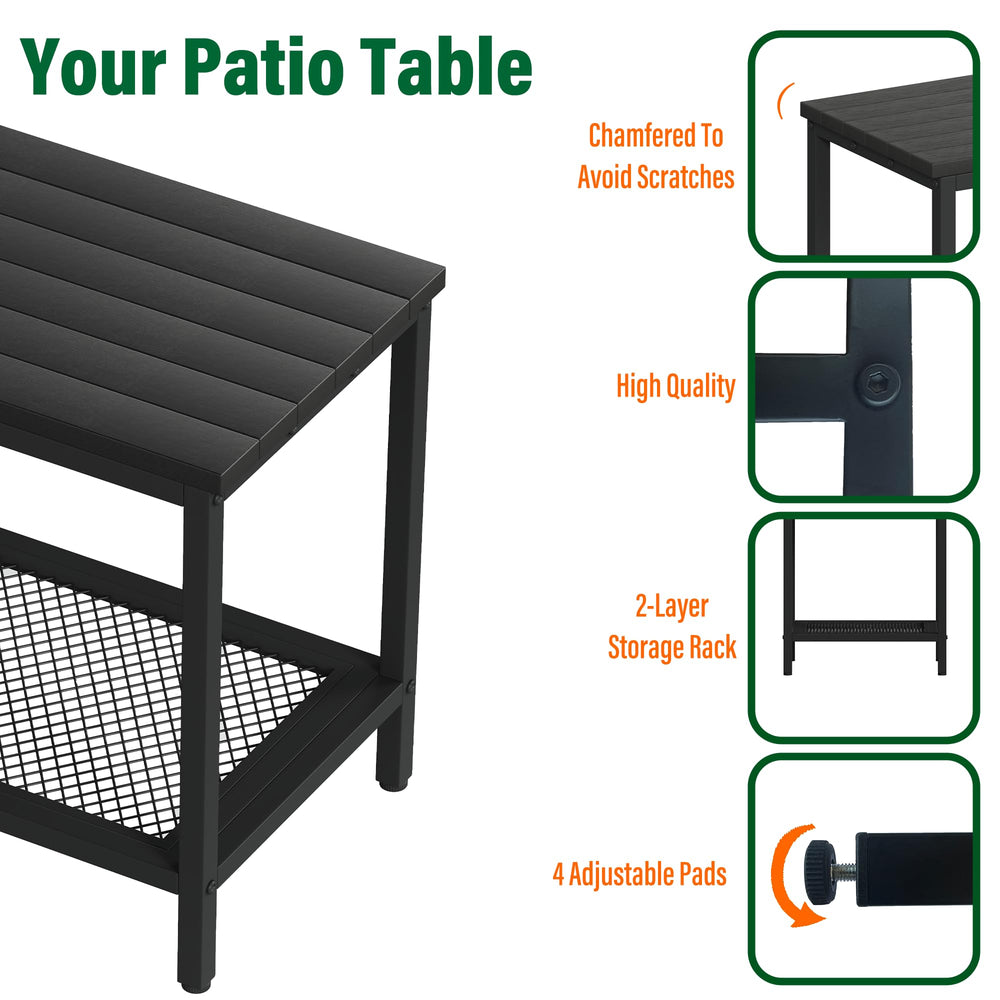 KAAPSAM size comparison next to chair showing compact footprint and space-saving benefit