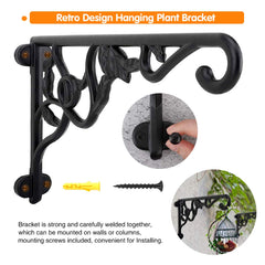 KABB bracket in use with hanging plant on porch adding stylish space saving