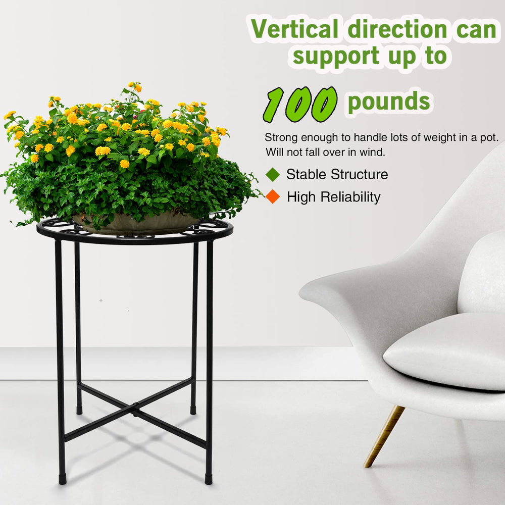 KABB metal stand on a balcony with planters illustrating outdoor rustproof styling