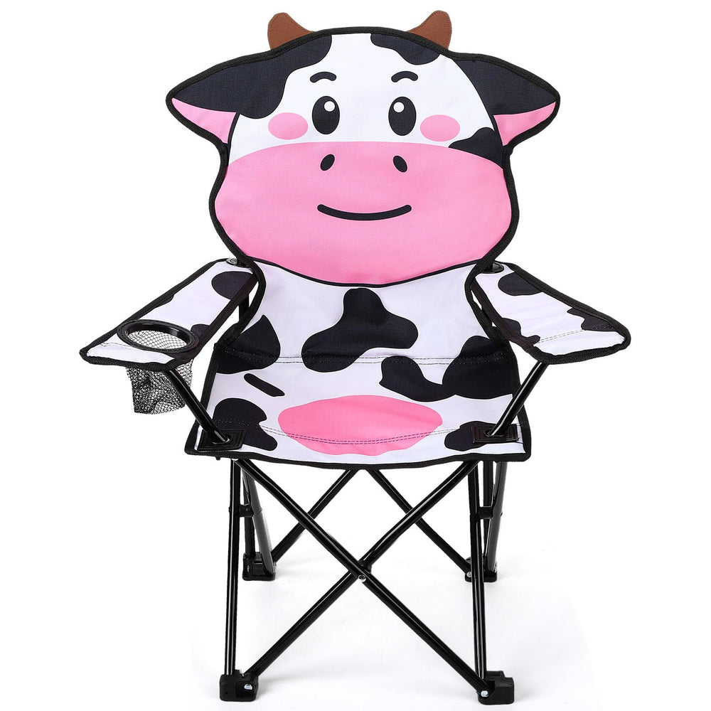 KABOER front view showing cow pattern and cup holder for playful comfort