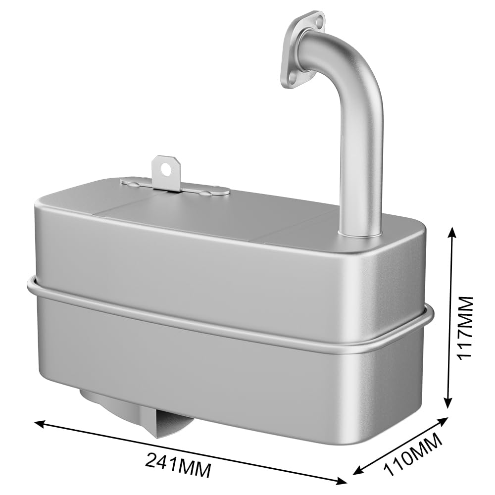 Kacarber muffler boxed packaging and label showing part number GY22156 and compatibility