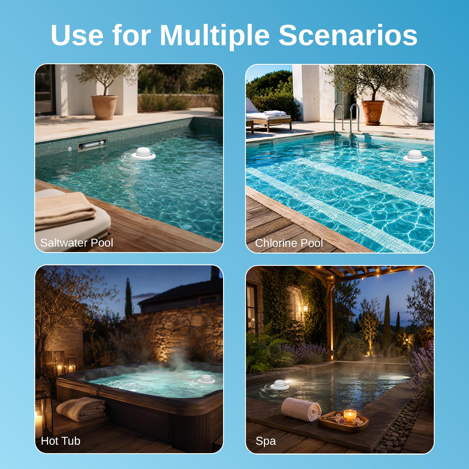 kactoily lifestyle poolside use with owner checking results for maintenance ease