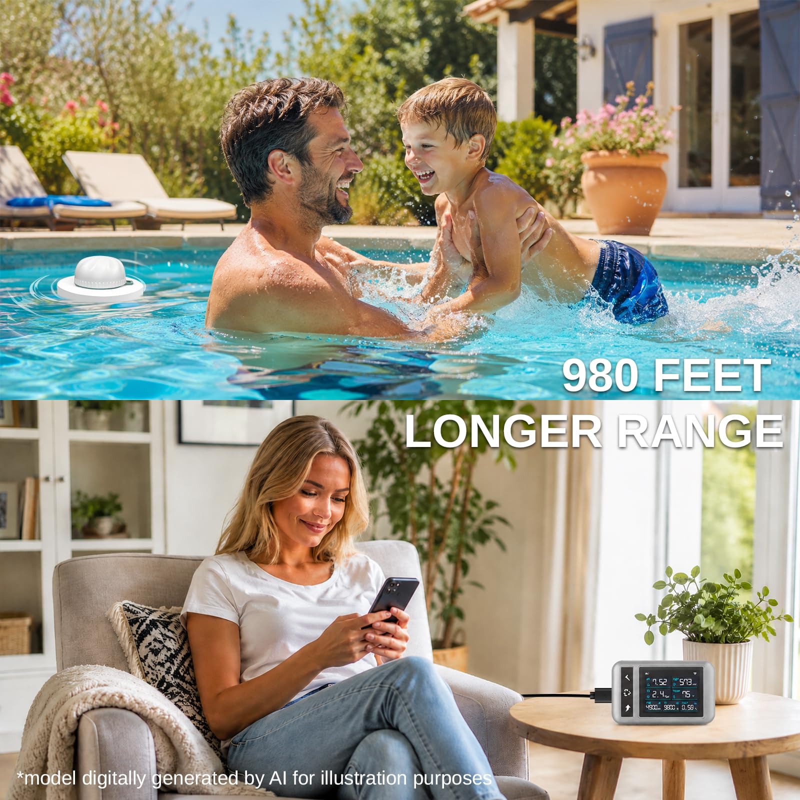 kactoily side seal IP68 detail illustrating waterproof durability benefit
