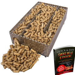 Kaduf tray front view showing compact smoker tray and durable finish for easy use