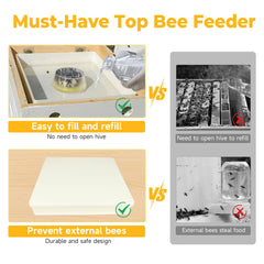 KAGZ anti-drowning sponge rings installed to protect bees from drowning