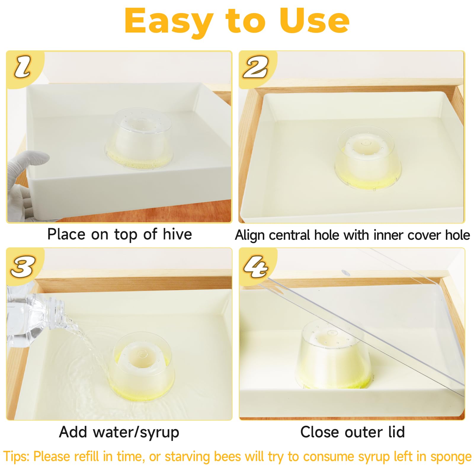 KAGZ capacity scale comparison illustrating 1.5-gallon volume and fewer refills