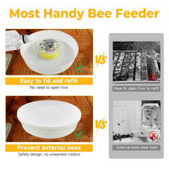 KAGZ transparent inner lid detail that minimizes bee disturbance and improves visibility