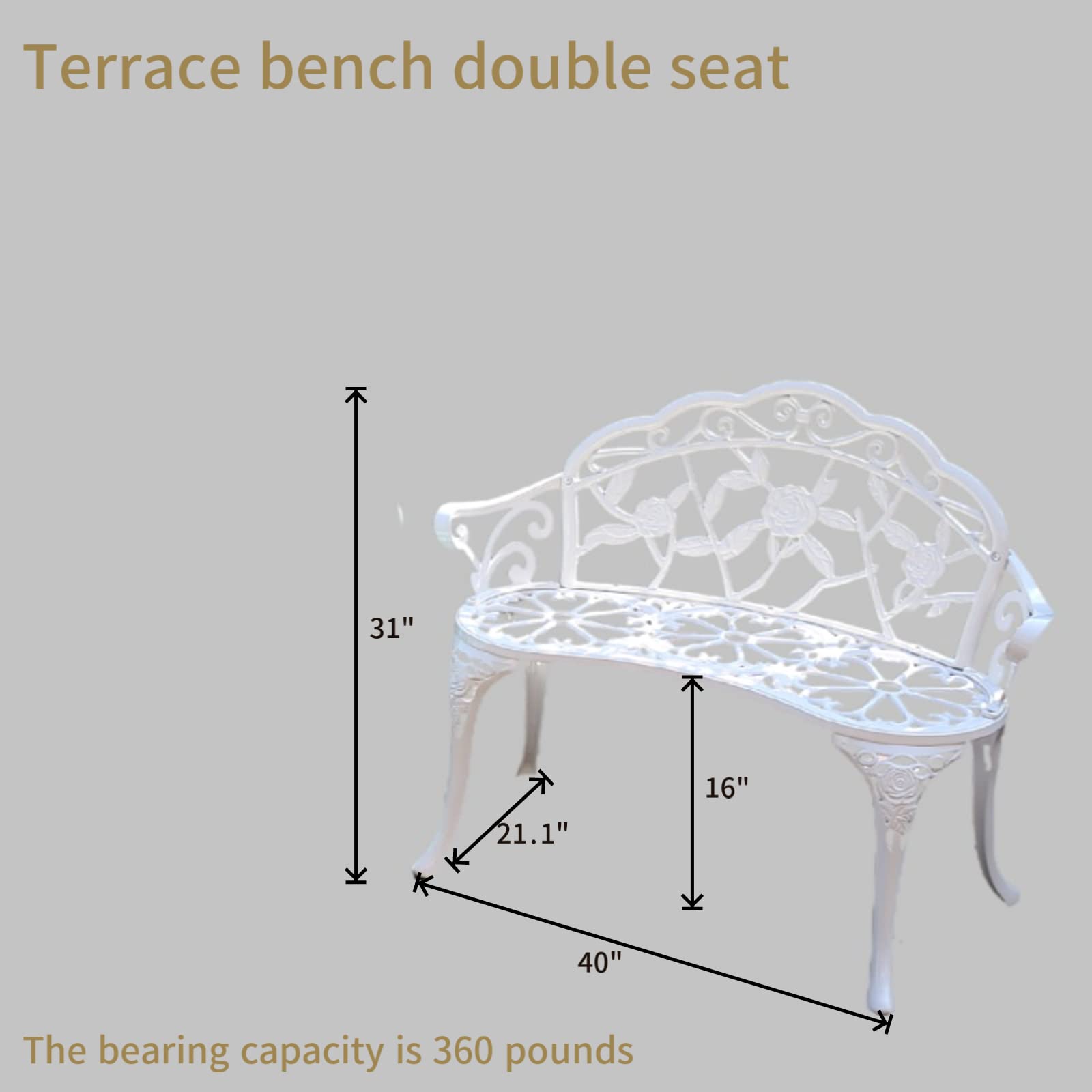 KAILI side profile displays bench depth and sturdy aluminum build benefit