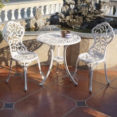 KAILI bistro set on a balcony lifestyle scene creating a cozy seating spot