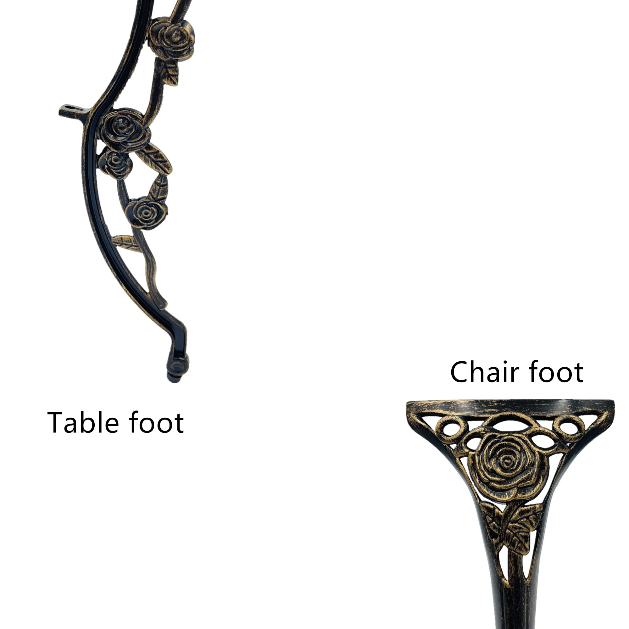 KAILI set beside chair and plant for scale to show compact footprint