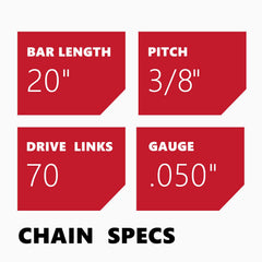 KAKEI three-pack chains in packaging showing multiple replacements for convenience