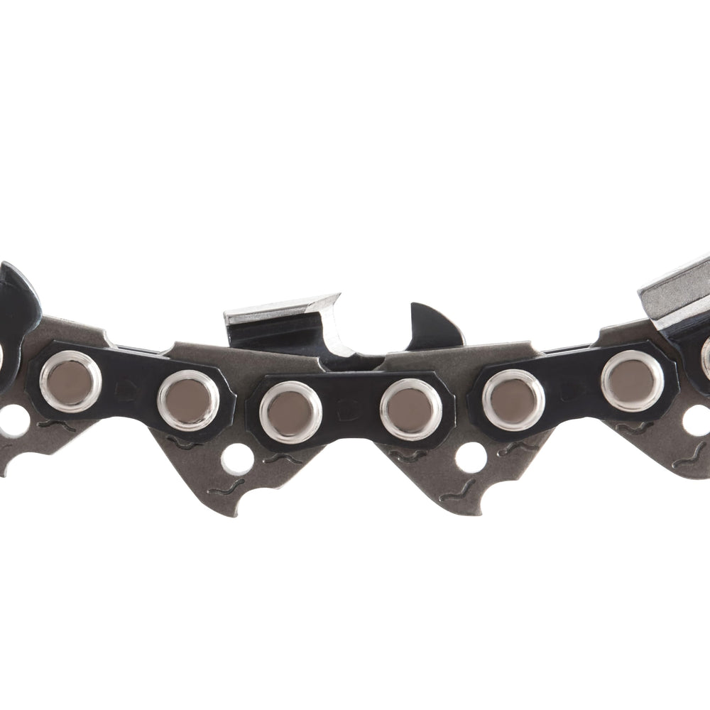 KAKEI replacement chain installed on saw cutting wood for reliable performance