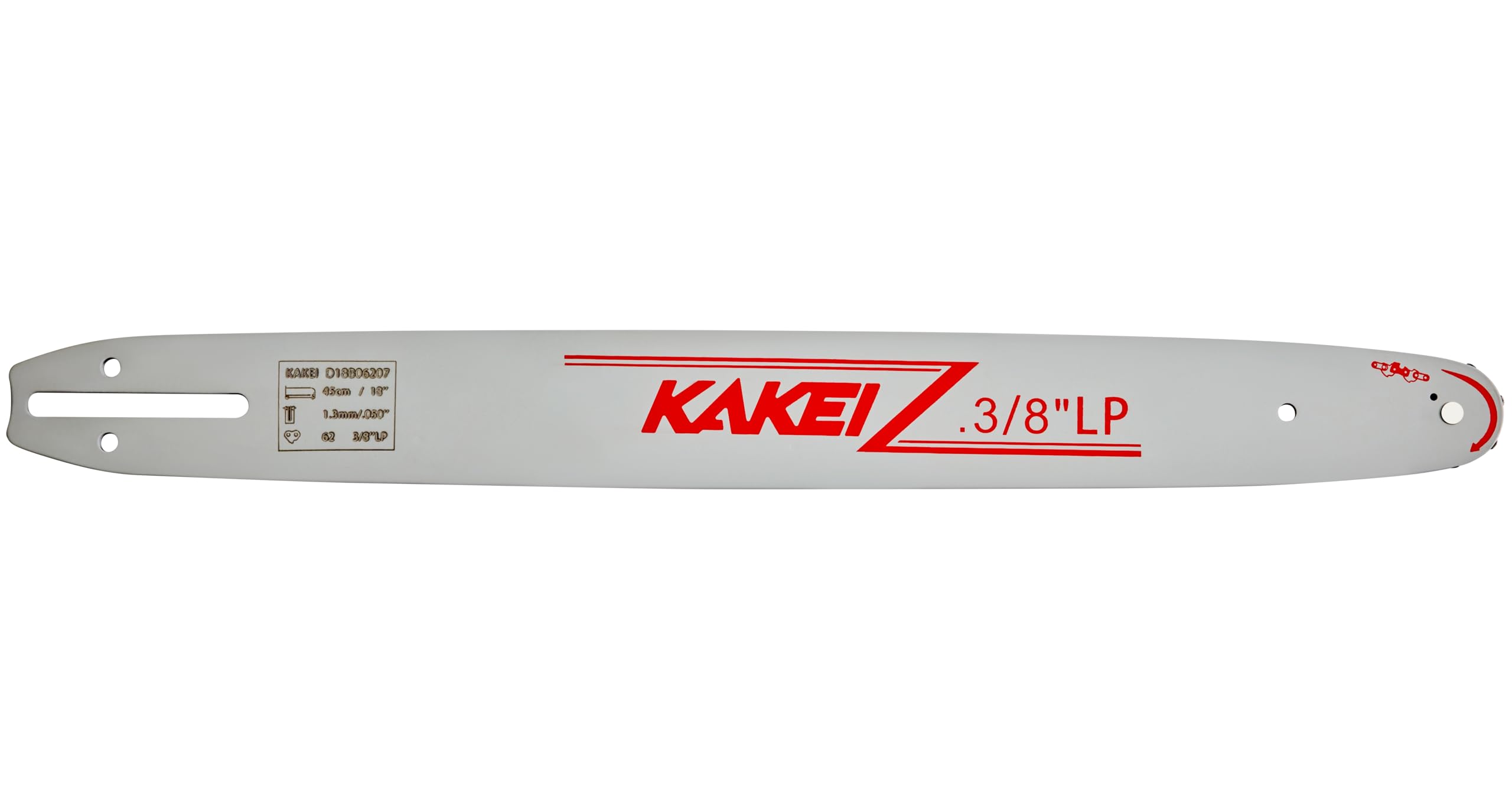 KAKEI bar and chain in use cutting firewood for easier, controlled sawing