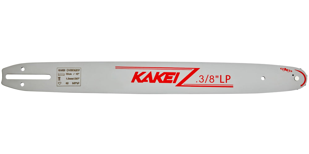 KAKEI product packaging with three spare chains and one guide bar for convenience