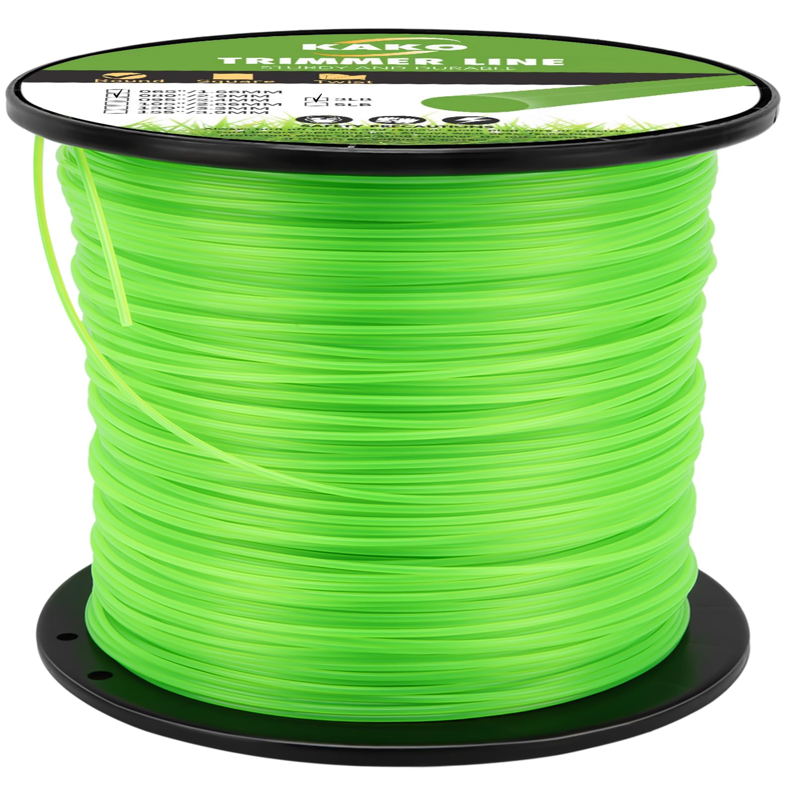 KAKO spool front view showing capacity and commercial benefit