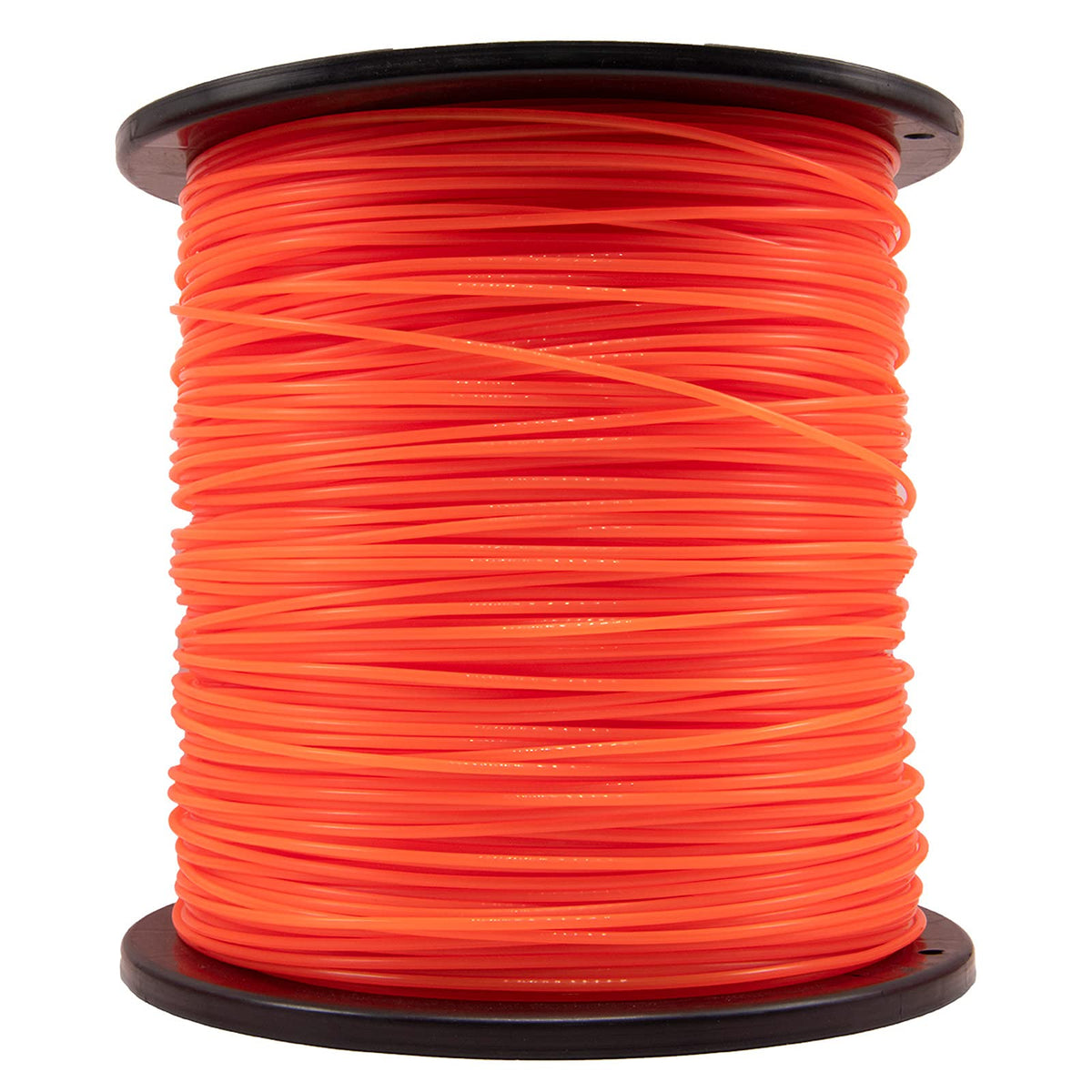 KAKO front view of 1038 ft spool shows durable orange line for long jobs