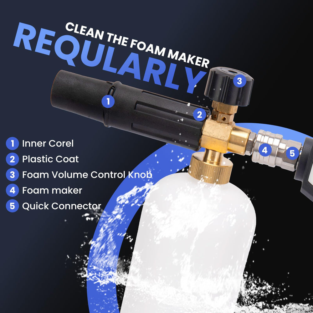 KAKO five nozzle tips laid out for precise spray angle selection