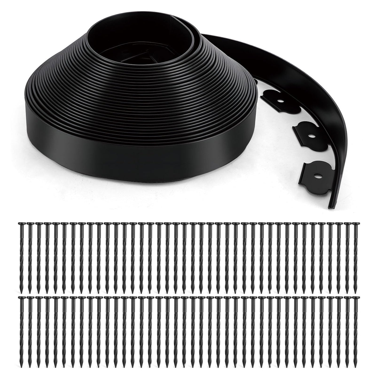 KAKO front view of packaged 3in x 66ft edging shows full kit convenience