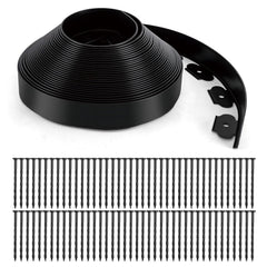 KAKO front view of packaged 3in x 66ft edging shows full kit convenience