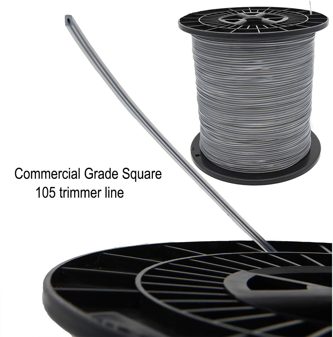 KAKO label close-up showing .095 inch specs and durable material benefits