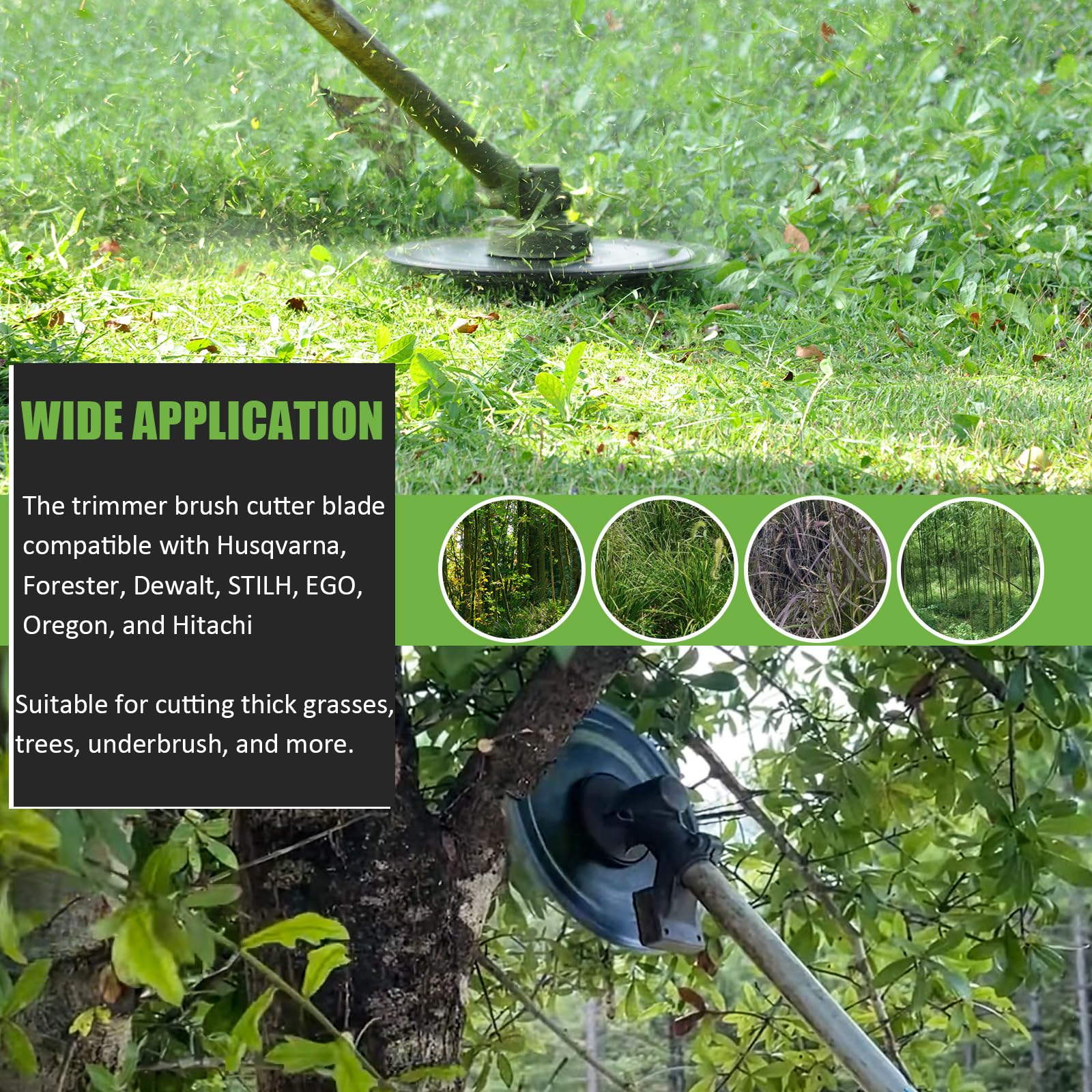 KAKO blade in gardener's hands in yard showing practical use and time savings