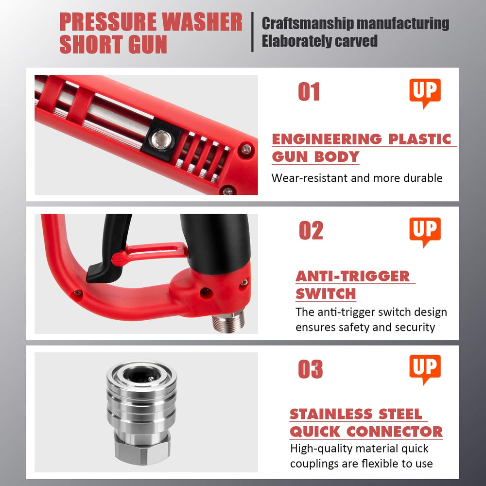 KAKO five nozzle tips displayed for precise spray control and versatility