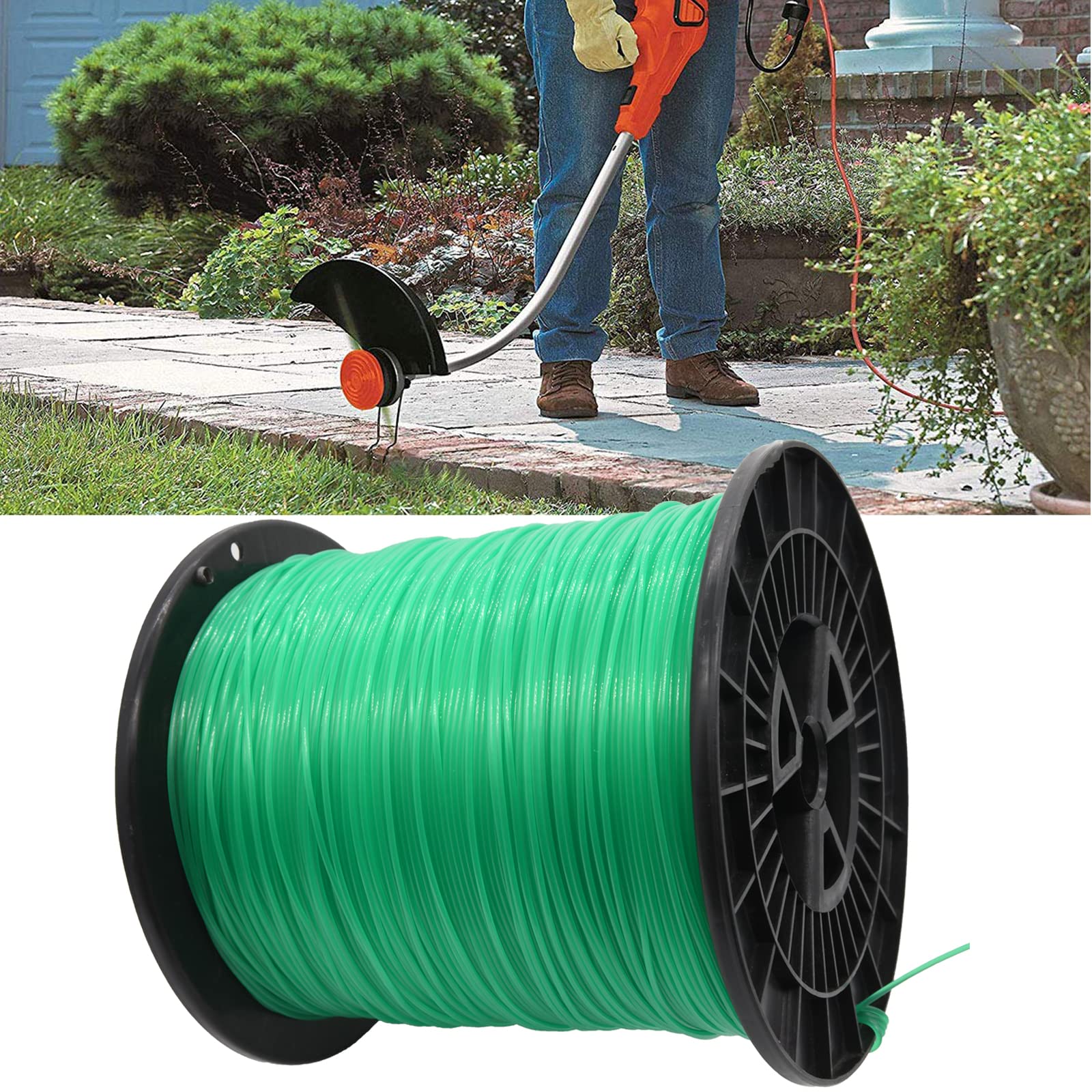 KAKO outdoor lifestyle trimming scene demonstrating efficient yard maintenance