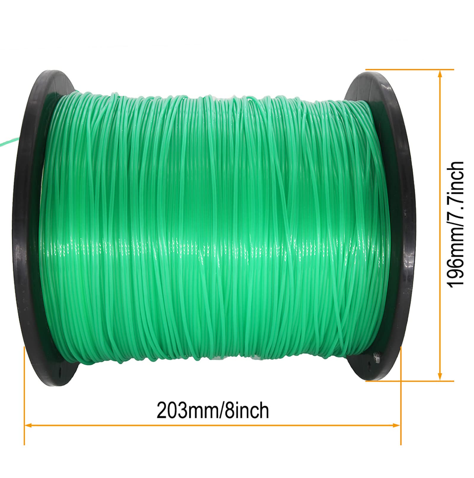 KAKO scale and spool size comparison for extended run time benefit