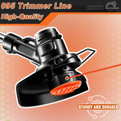 KAKO installed in trimmer spool demonstrating fit compatibility and easy reloading