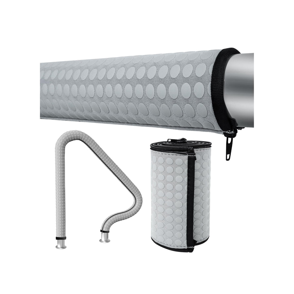 Kakolvan front view of the 6 ft handrail cover showing full-length sleeve and color