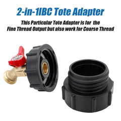 KAKSEY brass faucet connector attached offering durable hose-ready flow control