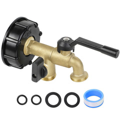 KAKSEY front view adapter showing dual outlets for easy splitting
